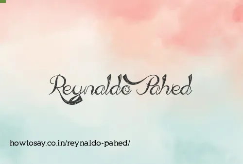 Reynaldo Pahed