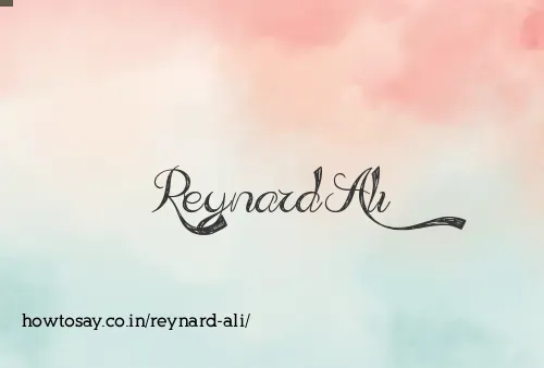 Reynard Ali