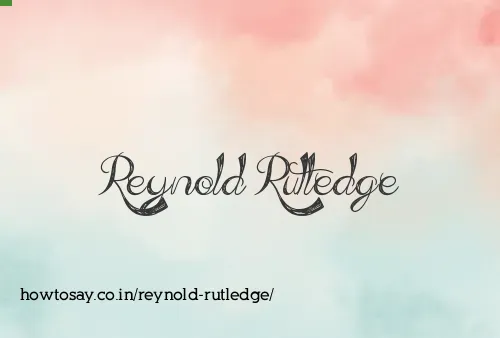 Reynold Rutledge