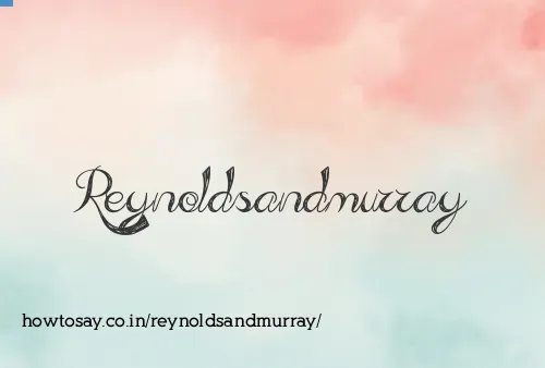 Reynoldsandmurray