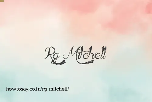 Rg Mitchell