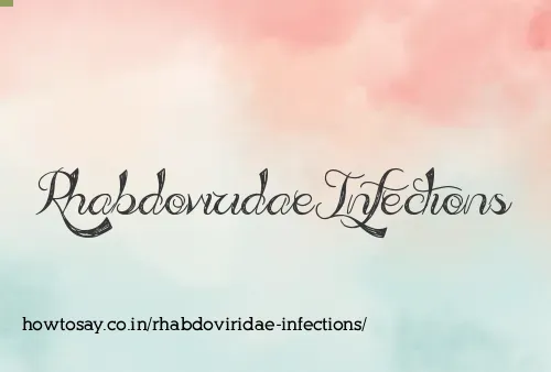 Rhabdoviridae Infections
