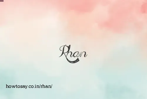 Rhan