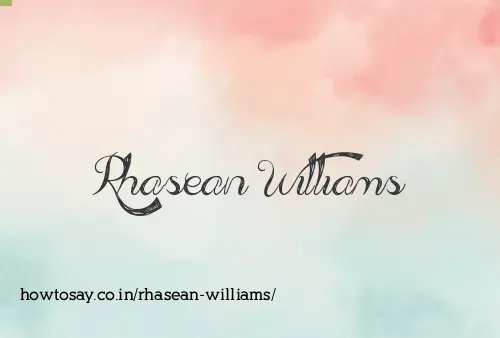 Rhasean Williams