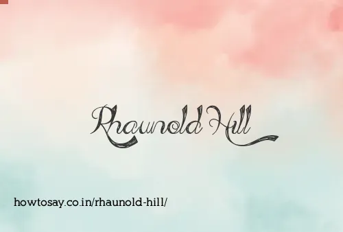 Rhaunold Hill
