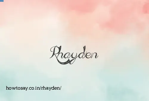 Rhayden