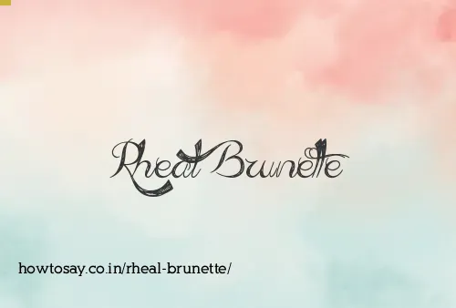 Rheal Brunette