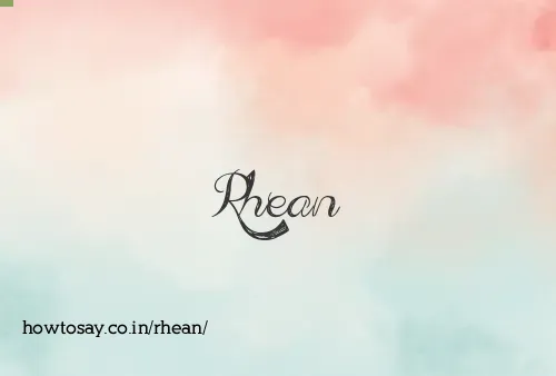 Rhean