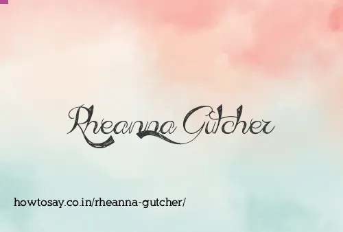 Rheanna Gutcher