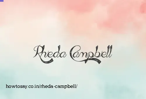 Rheda Campbell