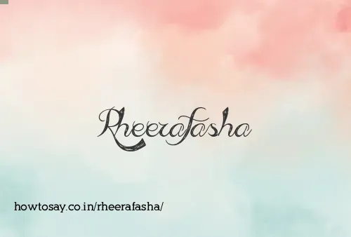 Rheerafasha