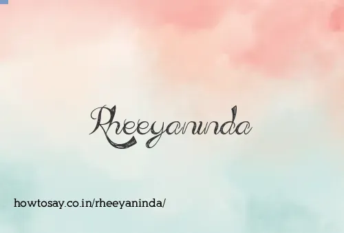 Rheeyaninda