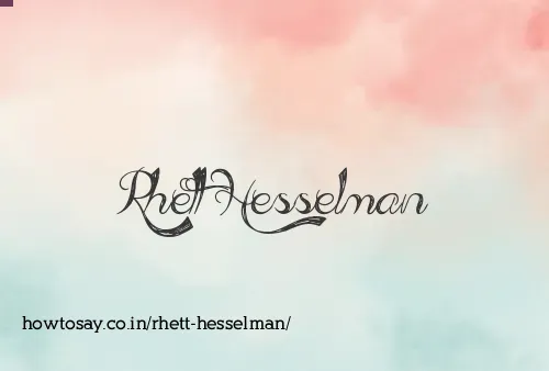 Rhett Hesselman