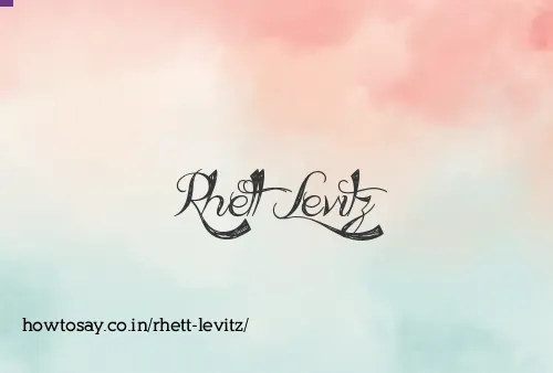 Rhett Levitz