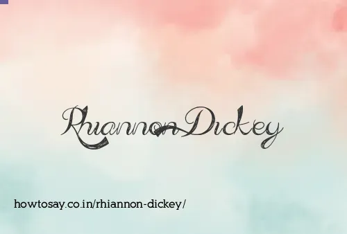 Rhiannon Dickey