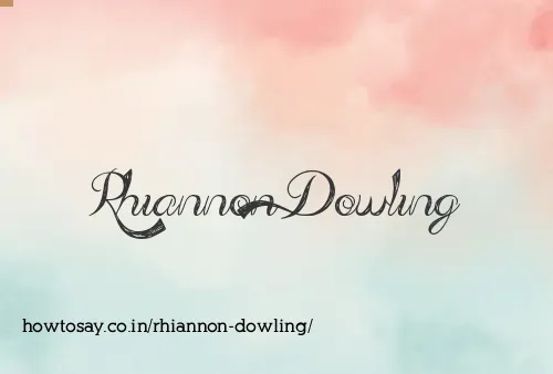 Rhiannon Dowling