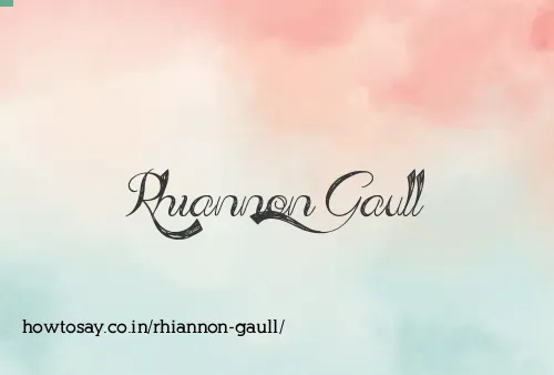Rhiannon Gaull