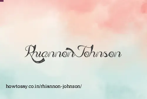 Rhiannon Johnson