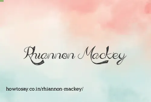 Rhiannon Mackey
