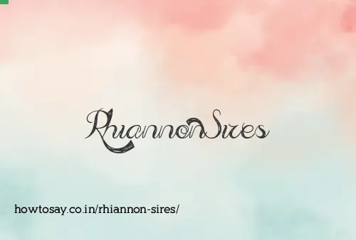 Rhiannon Sires