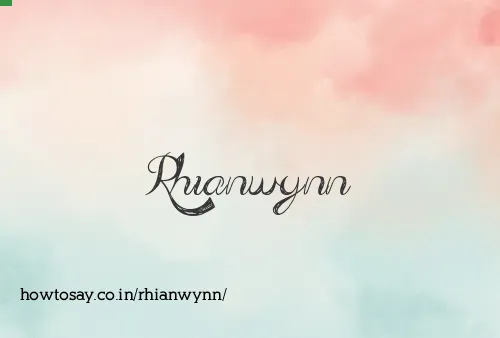 Rhianwynn