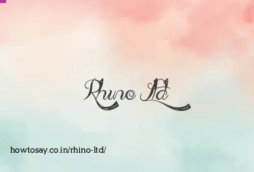 Rhino Ltd