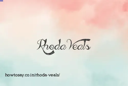 Rhoda Veals