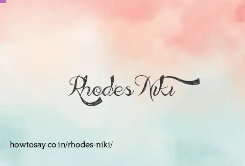 Rhodes Niki