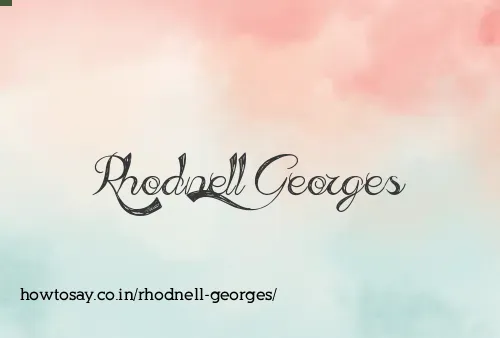 Rhodnell Georges