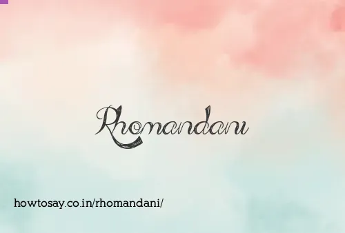 Rhomandani