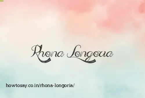 Rhona Longoria