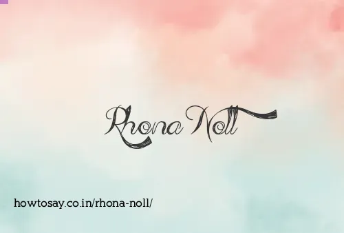 Rhona Noll