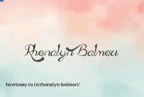 Rhonalyn Balmori