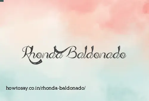 Rhonda Baldonado