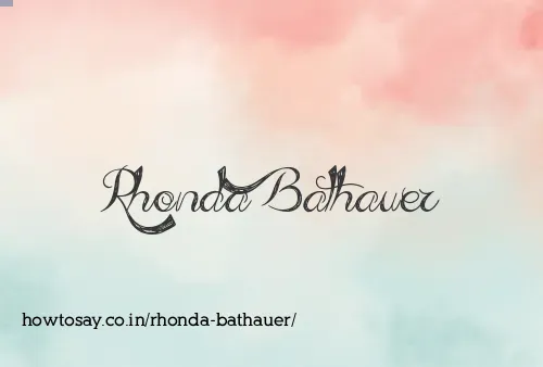 Rhonda Bathauer