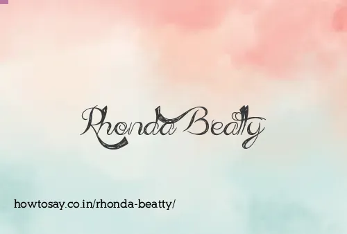 Rhonda Beatty