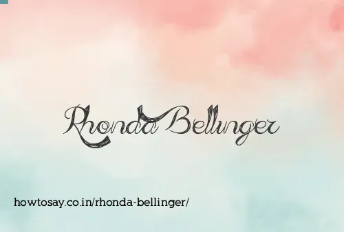 Rhonda Bellinger