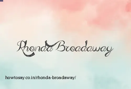 Rhonda Broadaway