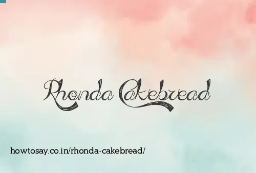 Rhonda Cakebread