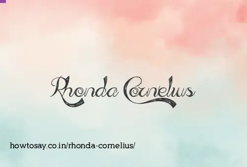 Rhonda Cornelius