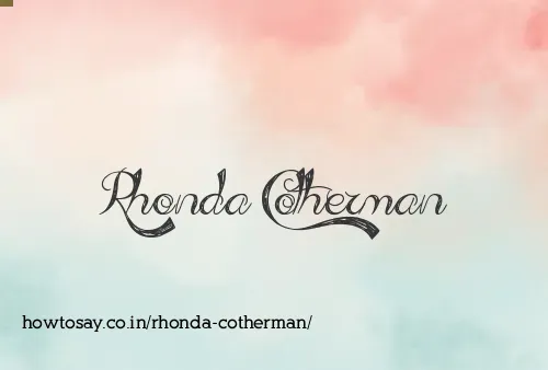 Rhonda Cotherman