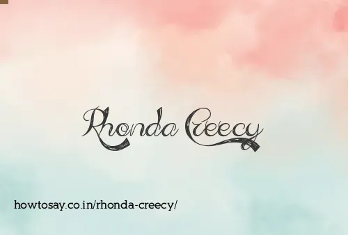 Rhonda Creecy