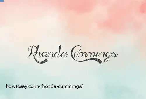 Rhonda Cummings