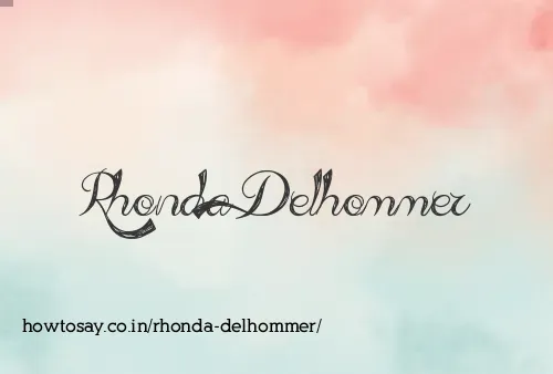 Rhonda Delhommer