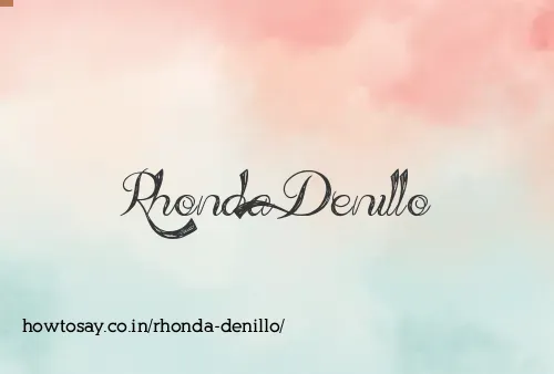 Rhonda Denillo