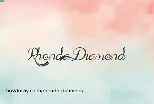 Rhonda Diamond