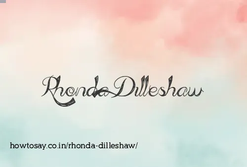 Rhonda Dilleshaw