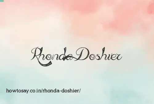 Rhonda Doshier