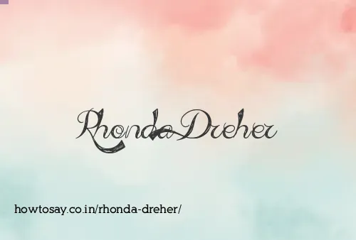 Rhonda Dreher