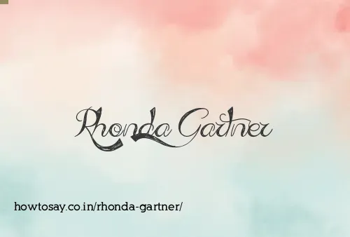 Rhonda Gartner
